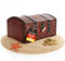BigDean Schatzkiste Kindergeburtstag Holzkiste Schatztruhe Kindergeburtstag Schatztruhe groß 30x20x15 cm