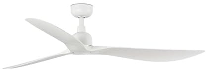 FARO Outwood Grand ventilateur de plafond 3 pales Blanc mat IP44