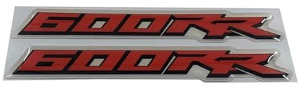 Adesivo decorativo Per HONDA CBR 600RR 600 RR Adesivo Protettivo Per Accessori Per Serbatoio Moto(Red)