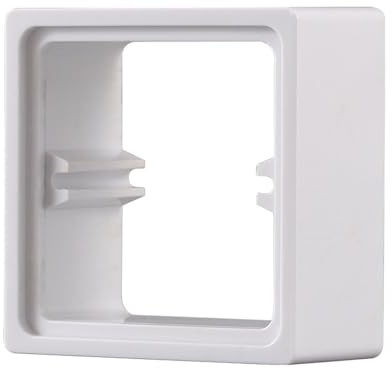 20 mm Abstandshalter, Lichtschalter, Einfassung, Schraubbefestigung, Buchse für Einzelsteckdose, Einfassung, Halterung, Unterputzdose, quadratischer Abstandshalter