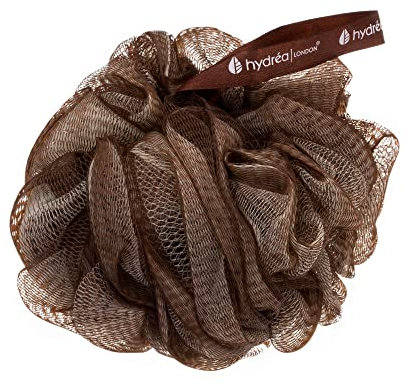 Large Fleur de Douche Exfoliante Couleur Crème et Chocolat de Qualité Supérieure