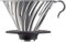 HARIO Kaffeefilterhalter / V60 Metal DRIPPER 02 aus Metall/Silber, SCHWARZ für 1-4 Tassen