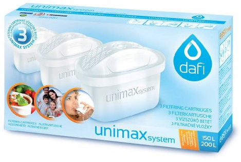 10 Dafi Unimax Wasserfilter Kartuschen passend auch für Brita Maxtra, PearlCo Unimax
