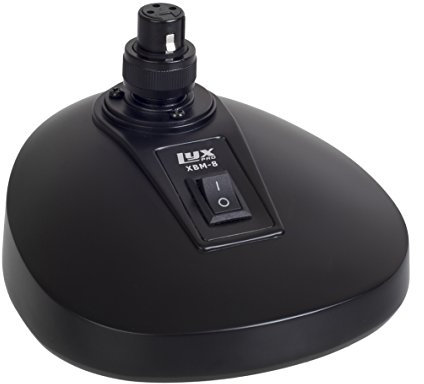 LyxPro XBM-8 Microphone Desktop Base for Podium and Gooseneck Microphones