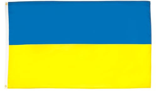 BANDIERA UCRAINA 150x90cm - GRAN BANDIERA UCRAINA 90 x 150 cm Poliestere leggero - Bandiere - AZ FLAG