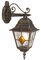 Qazqa - Landhaus I Vintage Vintage Außen Wandlaterne Bronze - Antigua Down I Außenbeleuchtung - Stahl Quadratisch - LED geeignet E27