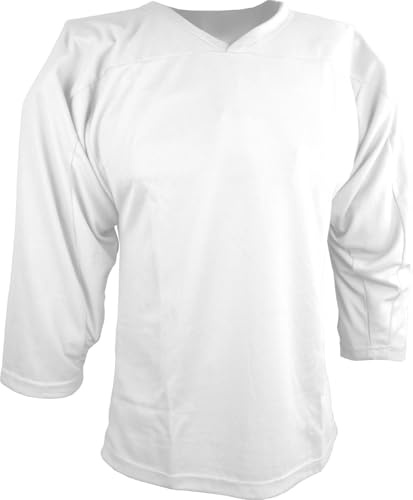 Sports Unlimited Adult Hockey Jersey, Practice Hockey Jerseys for Men and Women White
