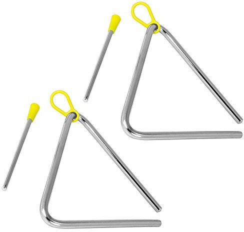 TIGER 15 cm 2 Stück Triangle Instrument mit Schlägel