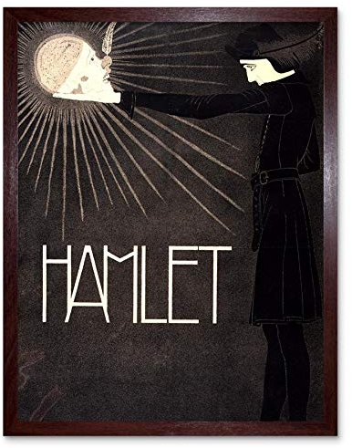 Wee Blue Coo Theatre Stage Play Hamlet Shakespeare Netherlands Art Print Framed Poster Wall Decor Kunstdruck Poster Wand-Dekor-12X16 Zoll