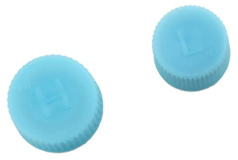 Almencla 2 x Klimaanlage Kappe AC Verschlusskappe, Hochdruck + Niederdruck Deckel für R134a oder R12 Auto