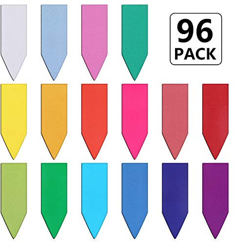 96 Stück pfeilförmige magnetische Lesezeichen, bunte Magnet-Seitenmarker, magnetische Seitenclips für Studenten, Lehrer, Schule, Zuhause, Büro, Lesezubehör (helle Farben)