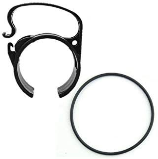 100 x THE SNAP Traversenklammer Light Schwarz ohne Steckdosenhalter incl. Gummiring (100x SNAP light Schwarz + 100x O-Ring)