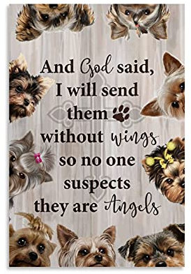 Tierposter DYJWithout Wings Poster Dekorative Malerei Leinwand Wandkunst Wohnzimmer Poster Schlafzimmer Malerei 30 x 45 cm