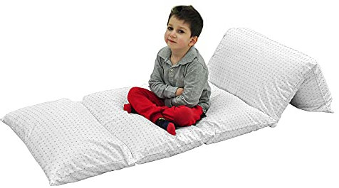 ABAKUHAUS Xo Bodenkissenbezug, Geometrische Monochrome Spiel, Nickerchen Matte Bedruckte Stoffhülle für 5 Kissen, 224 cm x 69 cm, Schwarz und weiß