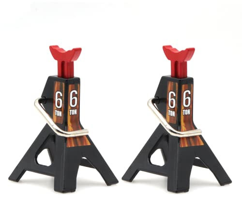 DollaTek 2Pcs KM2 6T TRX4 D90 Jack Simulation Klettern Fernbedienung Auto 6T Jack
