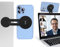 WeLohas Magnetic Phone Holder for Laptop,Continuity Camera Mount for iOS 16/macOS 13 Ventura,Suitable for iMac,Desktop Computer,Tesla Model 3/X/Y/S & iPhone 14/13/12,Adjustable Laptop Phone Holder