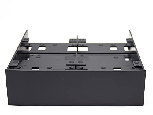Tbest 2.5 to 3.5 HDD Holder, Hard Drive Bracket HDD SSD to 5.25 Floppy Drive Bay Computer Mounting Bracket