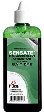 Fjuka Sensate Fish Accelerant Bait Dye 95ml (Green)