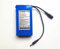 EMPOTEC Batteria Litio 12V 6800mAh Ricaricabile + Caricabatterie con Interruttore e Led Accensione
