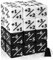Contatori di dadi MTG, dadi scintillanti Magic The Gathering, dadi fedeltà, cubo di dadi D6 in marmo stellato compatibile con CCG, MTG, accessori per il gioco di carte (24PCS-nero&bianco)