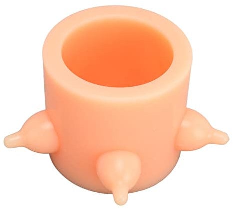TITA-DONG Pet Milk Feeder, Silicone Multi Nipple Pet Nursing Bowl, Puppy Feeder, Anti Knock Over, Leak Proof, 350ml, Small Breeds