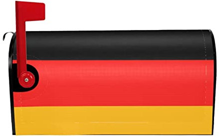 Magnetische Briefkastenabdeckung mit Deutschland-Flagge, Standardgröße, 53,3 x 45,7 cm, für den Außenbereich, Garten, Heimdekoration