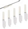 kyaoayo 5 Stücke Angel-Alarmglocken, Nachtlicht Knicklicht Angeln, Led Bissanzeiger Rutenspitze, Leuchtende LeuchtstäBe Mit Schnalle, Nacht-Angel-Bissanzeiger FüR Nachtangeln.(Upgrade-Version)