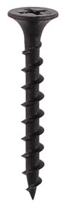 Drywall Plasterboard Screws Coarse Thread Bugle Head Black Phosphate 32-75mm (Pack of 20, 50, 100, 200, 500) (20, 3.5x38)