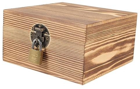 Garneck Boîte Bois Boîte à Bijoux Avec Couvercle Pour Rangement Objets Précieux