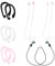 Yolev 3PCS Magnetic Anti-Lost Straps, Earbuds Straps 3 Pairs Ear Hooks Wireless Earbuds Holder Silicone Wire Lanyards Soft Sport String Tether Lanyard, Silicone Wire Cable Connector,