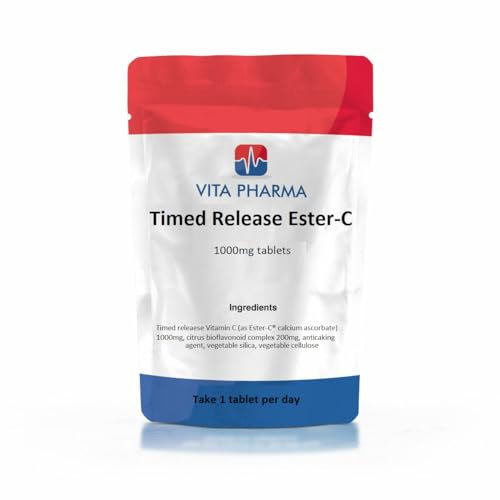 VITA PHARMA Timed Release Ester C 1000mg 365 Tablets