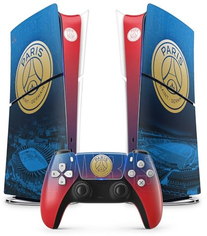 Sticker PS 5 Foot, Autocollant pour PS 5 Foot, Console et Manette, Edition Slim Digitale, Skin Paris PS 5 (1 Manette)