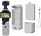 For DJI OSMO POCKET 3 Silicone Cover Protective Case Skin Gimbal Sleeve Lens Cap Cover For DJI OSMO POCKET 3 (Set 1 Gray)