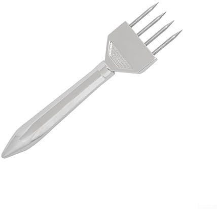 GeRRiT Ice Crusher,Ice Chisel Crusher Mallet Hammer Stainless Steel Construction Crushed Cubes Cocktails Drinks Kitchen Bar Tool Silver