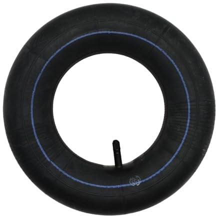 QsEzDo 1 Pack 3.50/4.00-6 Nature Rubber Replacement Inner Tube, with TR13 Strainght Valve Stem, Fits 4.10/3.50-6 13x4.00-6 145/70-6, work for Wheelbarrows, Go Kart, and more