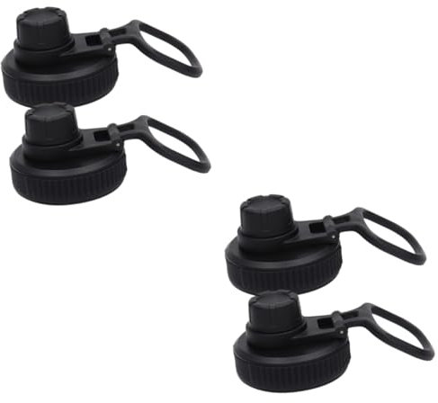 OSOLADY 4stücke Auslaufsichere Flaschenverschlüsse Für Große Trinkflaschen Wiederverwendbare Sportflasche Deckel Mit Leicht Zu Öffnendem Spout Für Outdoor Fitness Und Reisen