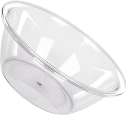 VOSAREA Bassine De Lavage en Plastique Épais Transparente, Lavabo Moyen pour Nettoyage du Visage, Bassin Polyvalent pour Maison Et Salon, Usage Domestique Et Soin Bébé,