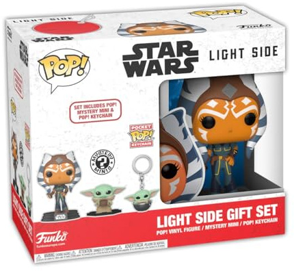 Funko Star Wars Ahsoka Tano Light Side Coffret cadeau | Funko Pop Vinyl Figure, Mystery Mini, Porte-clés