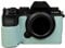 Camera Case Light Blue PU Leather Anti-Skid Protective Half Body Cover Base Case For Fujifilm X-S20 Mirrorless Camera
