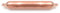 3S SuperSamaStore 4D.144 Filtre déshydrateur domestique 30 g pour circuits réfrigérateur, filtre déshydrateur moléculaire en cuivre, 2 voies avec raccords 6,1 mm