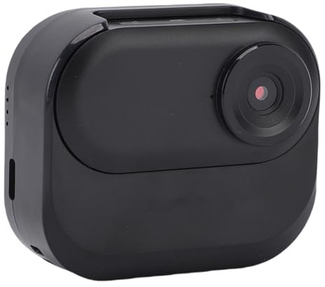 Annadue -Körperkamera, 1080p Magnetic POV -Actionkamera mit USB -C -Ladung, 100 -minütige Aufnahmezeit, für das Fahren von Reisetorten Vlogging Camping (Black)