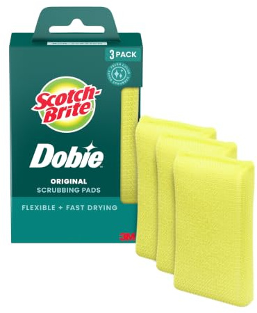 Dobie, Original All-Purpose Cleaning Pads, 3 Pads, Scotch-Brite