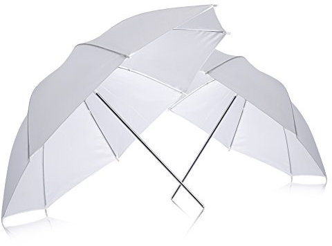 Neewer 2 Professionelle Fotografie 83,8 cm 83 cm Studio Beleuchtung Reflektierende Flash Weiß transluzent Weiche Regenschirm