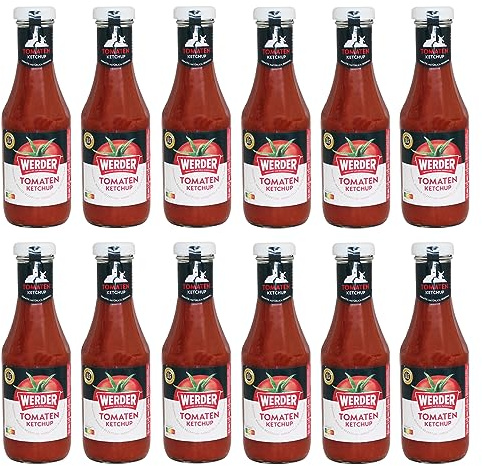 Werder Tomaten- Ketchup, 12er Pack (12 x 450 ml)