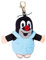 Schlüsselanhänger Der kleine Maulwurf mit blauer Hose Karabinerhaken