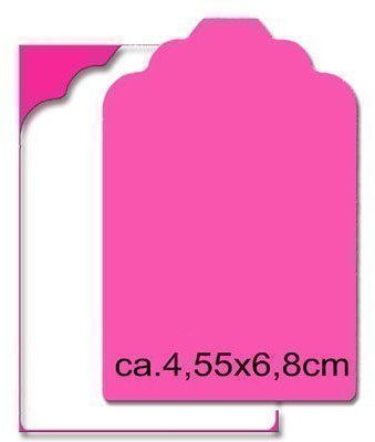 efco Stanzer 3XL Etikett 68x45mm pink 20x10x4cm
