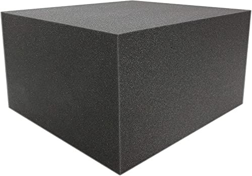 Dibapur® Orthopädischer Bandscheibenwürfel Anthrazit/Schwarz (Ohne Bezug) 40x37x33 cm Stufenlagerung Stufenlagerungswürfel Stufenbett Reha Orthopädischer Positurkissen Lagerungskissen Stufenlagerung