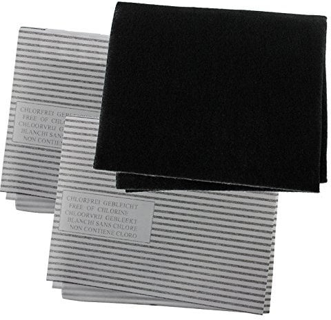 SPARES2GO Cooker Hood Carbon Grease Filter Kit for Caple Kitchen Extractor Fan Vent