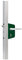 Locinox - Serrure LAKQ Thermolaquée verte Profil 60 mm Axe à 60 mm