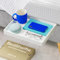 BedShelfie The Original Bedside Shelf - 9 Colores / 3 tamaños - como SE VE EN Business Insider (Diapositiva, Blanco)